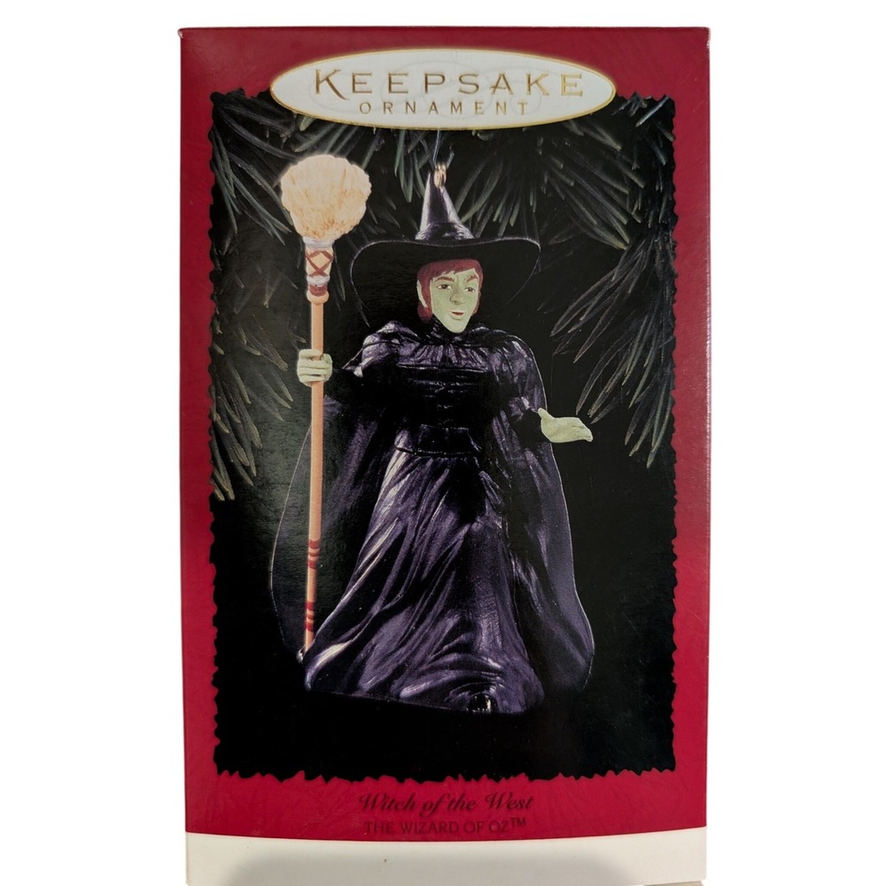 Hallmark 1996 Wizard of Oz Wicked Witch of the West Keepsake Ornament Boxed